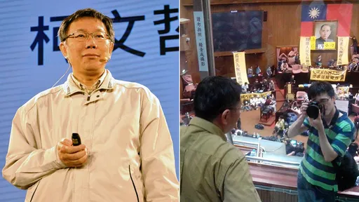 柯文哲為支持太陽花學運道歉 蔡正元臉書:雙方一笑泯恩仇