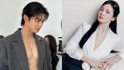 珠宝垂坠胸肌线条中！　车银优裸身戴CHAUMET性感大胜宋慧乔