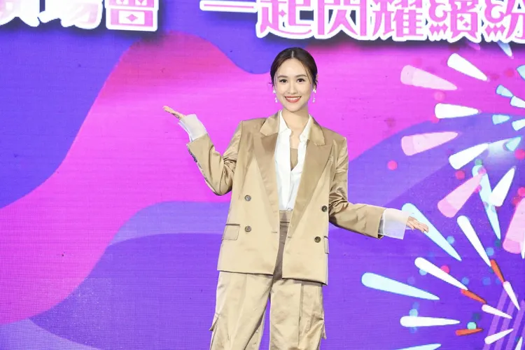 吳姍儒出席「巨星耶誕演唱會」記者會。攝影中心攝