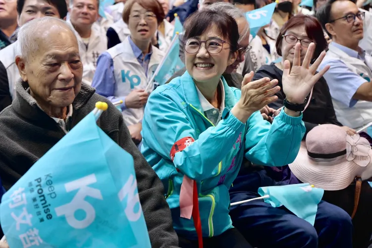 柯文哲胞妹柯美蘭。林林攝