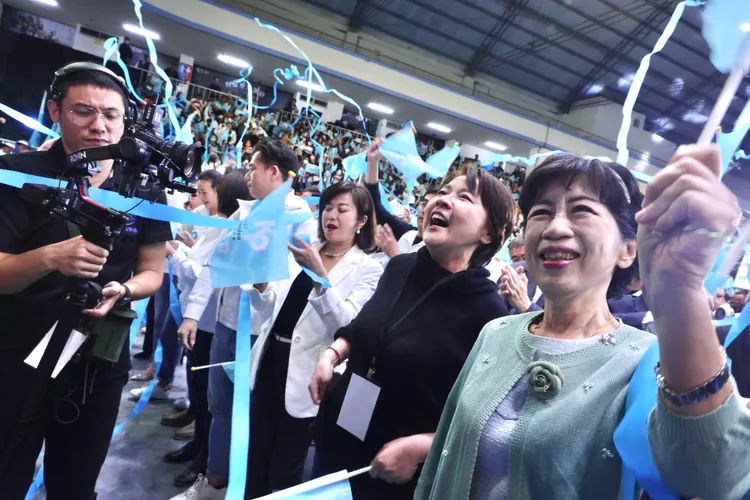 柯文哲妻子陳佩琪（右）。林林攝