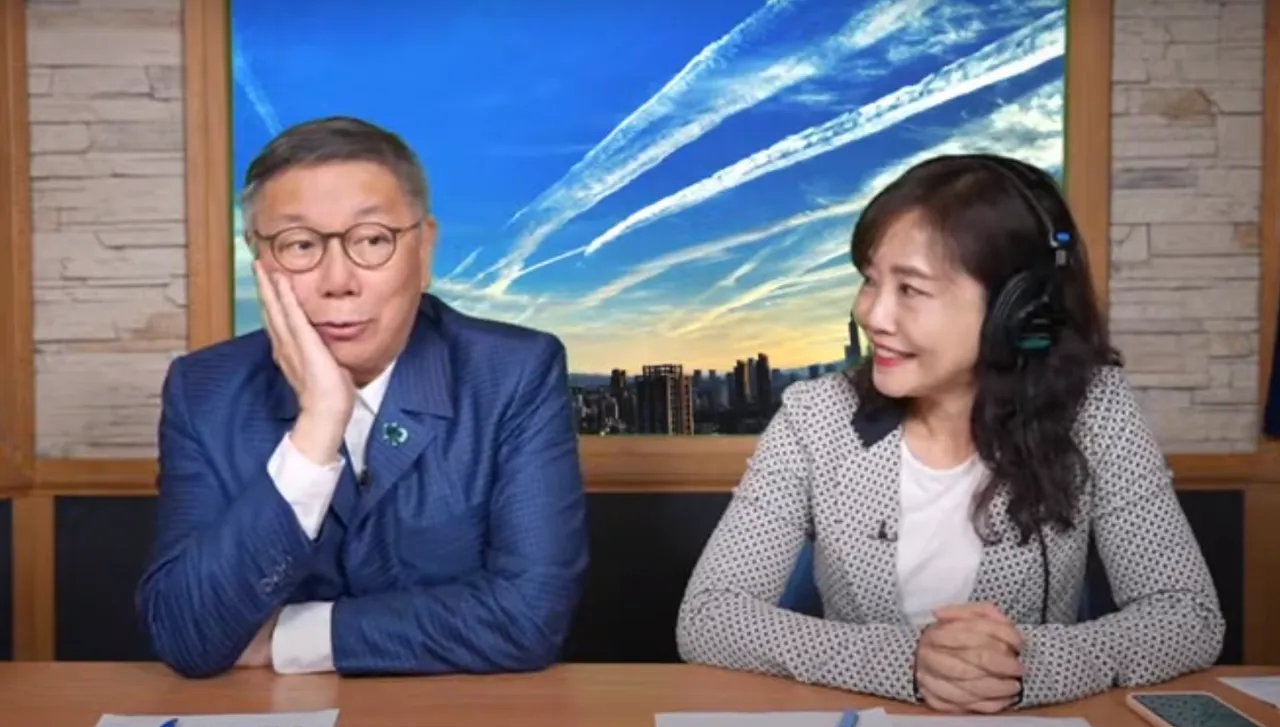 民眾黨總統參選人柯文哲上節目親曝藍白合破局、君悅飯店會面翻桌內幕。翻攝自YT頻道飛碟聯播網《飛碟午餐 尹乃菁時間》