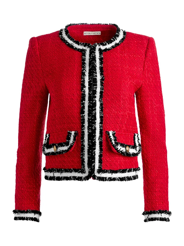 LANDON短版粗花呢外套，2萬2900元。品牌提供