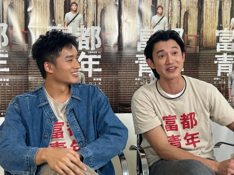 吳慷仁（右）和陳澤耀曝移工看到美女也會興奮。黃閔攝