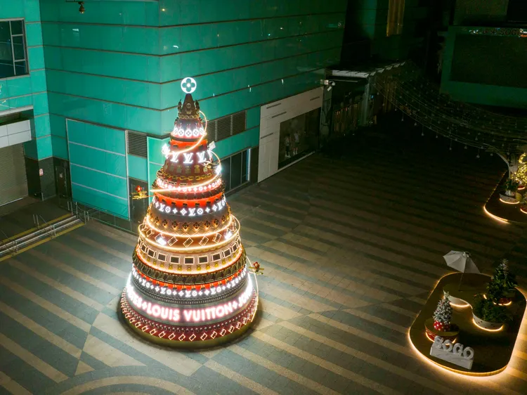 LV聖誕樹。品牌提供