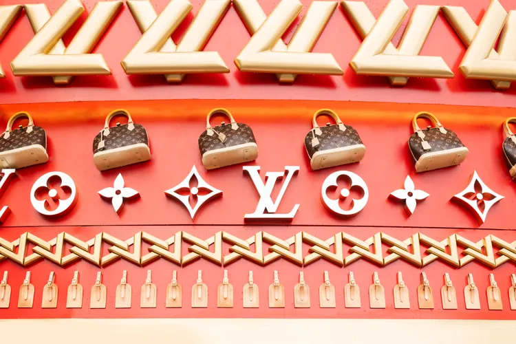 LV聖誕樹細節。品牌提供