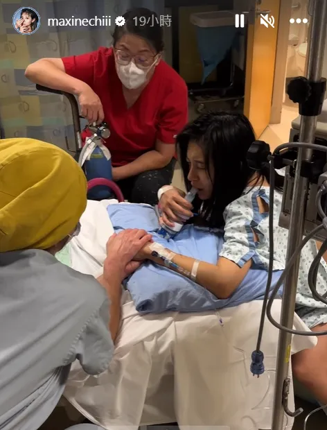 祈錦鈅歷經千辛萬苦，終於生下寶貝女兒。翻攝祈錦鈅IG
