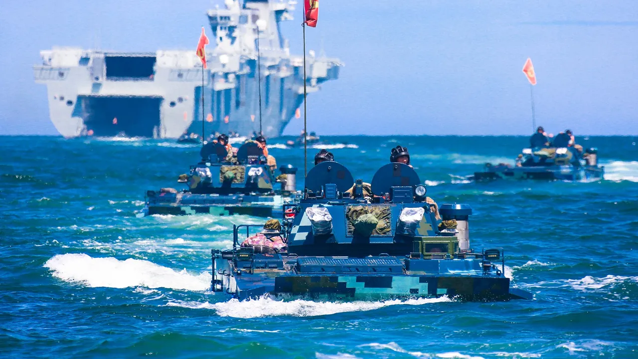美眾院中國委員會領袖指出,美中之間第一要務是避免軍事侵略。圖為中國解放軍演練登陸作戰。翻攝解放軍網