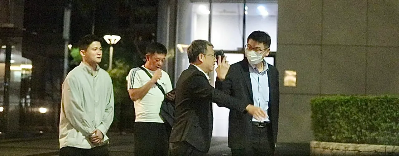 梁文傑表示,10月27日晚上,他受邀去朋友公司坐了一會就先行離開。翻攝徐巧芯臉書