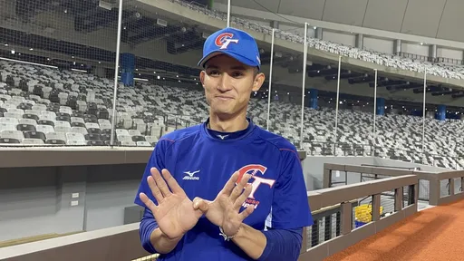 中信兄弟陳文杰在大巨蛋備戰亞錦賽 得知被台鋼雄鷹挑走眼眶泛紅