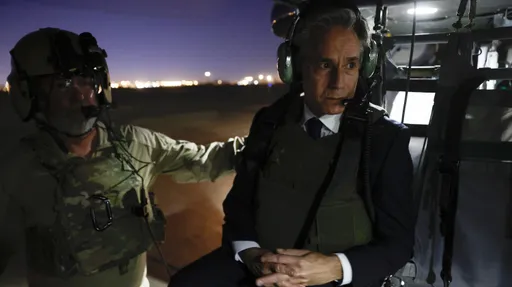 憂以色列與哈瑪斯戰爭擴大 布林肯突訪巴格達