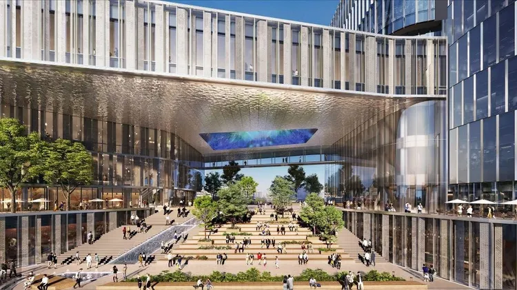 雙子星大樓公益設施。捷運局提供