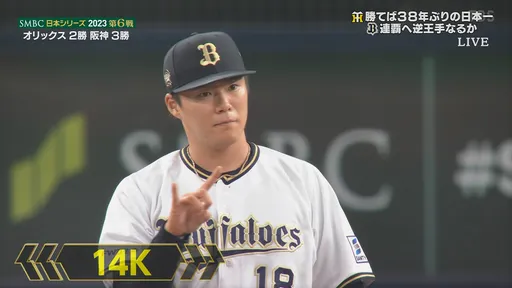 拚了!山本由伸力投138球完投9局 歐力士日本一和阪神要打第7戰
