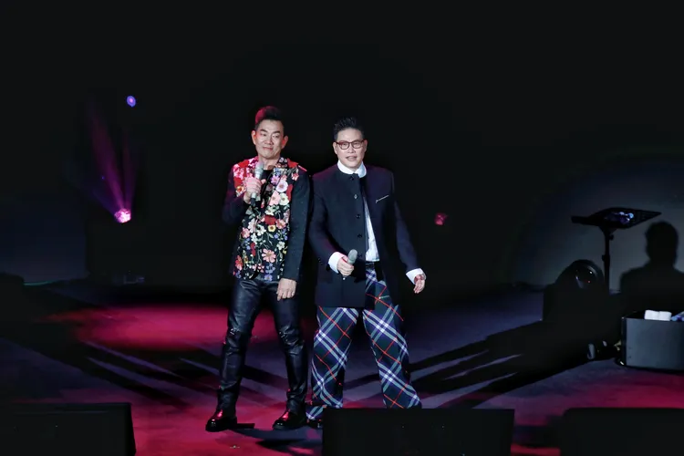 任賢齊（左）和蘇永康竟是情敵。寬魚國際提供