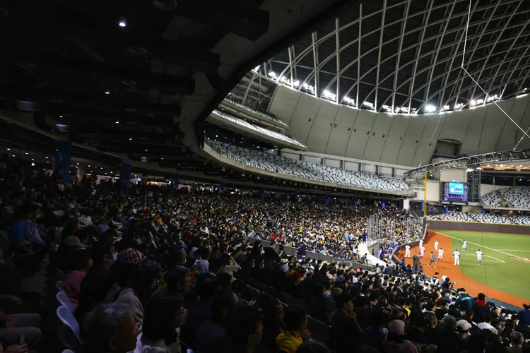 「Home Run台北大巨蛋預備賽」活動。林林攝