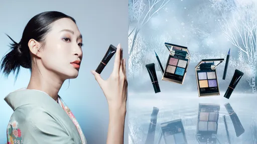 藍、紫色眼影竟可這麼美! SUQQU聖誕彩妝構築夢幻「銀世界」