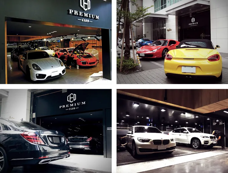 CEO頂級車體美研會館會員，多為高價名車車主。翻攝CEO頂級車體美研會館網站