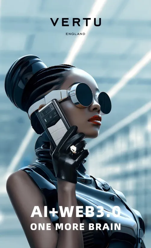 VERTU本月推出全球首款雙模型AI手機METAVERTU2，結合Web3和AI。翻攝VERTU官網