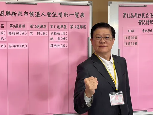 挑戰八連霸立委 羅明才登記參選提8項有感政見
