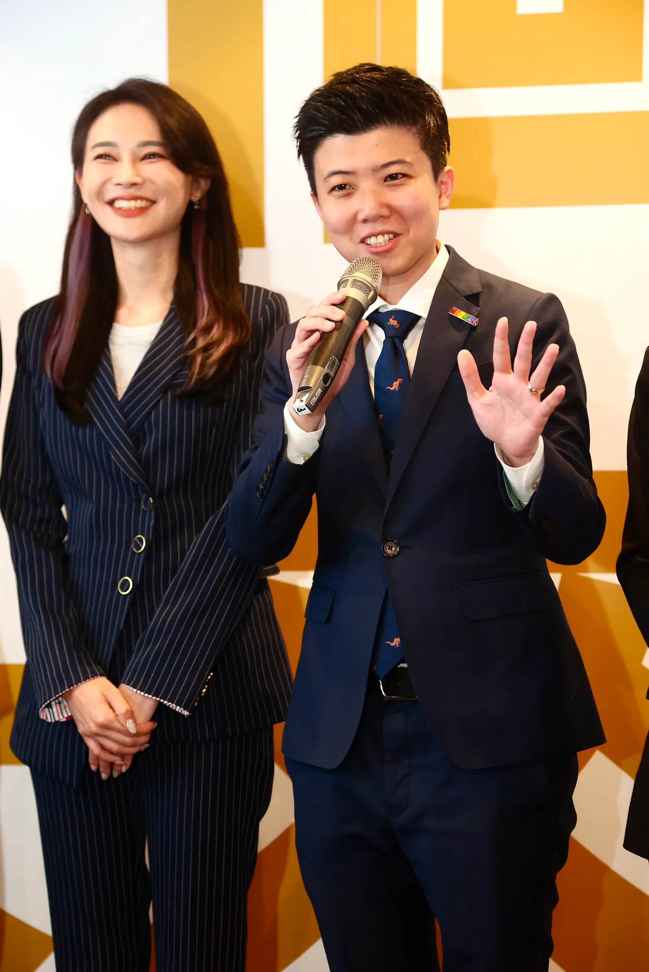 苗博雅(右)表示年輕世代已經準備好進國會歷練。彭欣偉攝