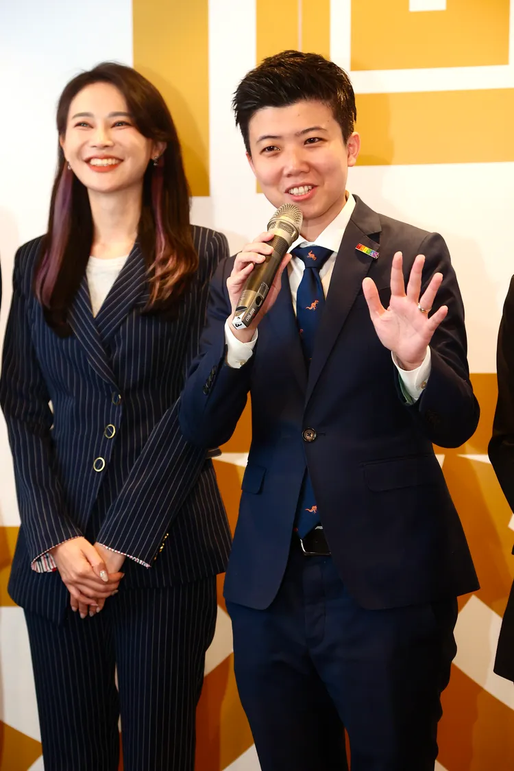 苗博雅（右）表示年輕世代已經準備好進國會歷練。彭欣偉攝