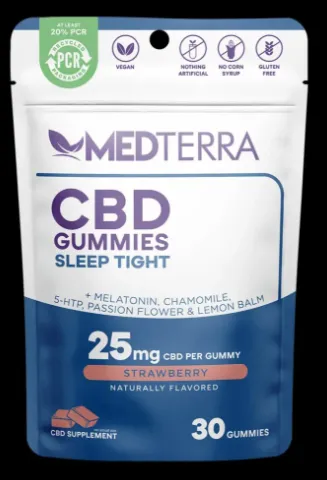 大媽攜帶的合法大麻二酚（Cannabidiol，CBD）助眠軟糖，在美國各地都可購買。翻攝WPLG
