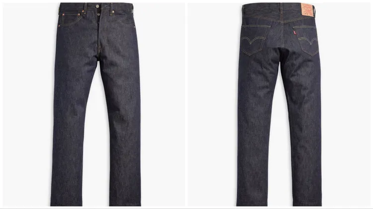 1955 Hand-Drawn 501手繪丹寧褲，1萬4900元。品牌提供