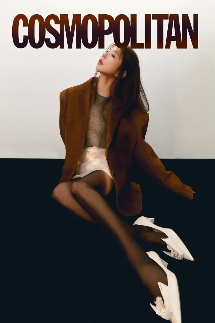   邵雨薇拍攝《COSMOPOLITAN柯夢波丹》封面。《COSMOPOLITAN柯夢波丹》提供