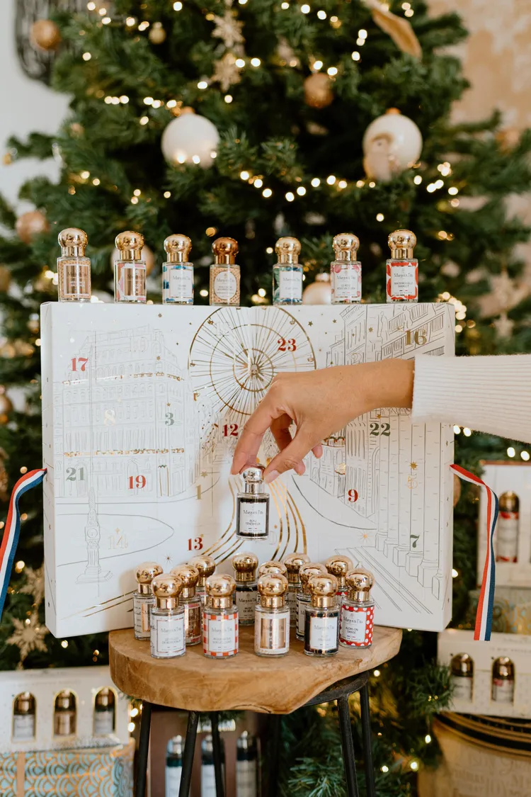 Margot&Tida聖誕白金倒數月曆當中有24款15ml小香水，7300元