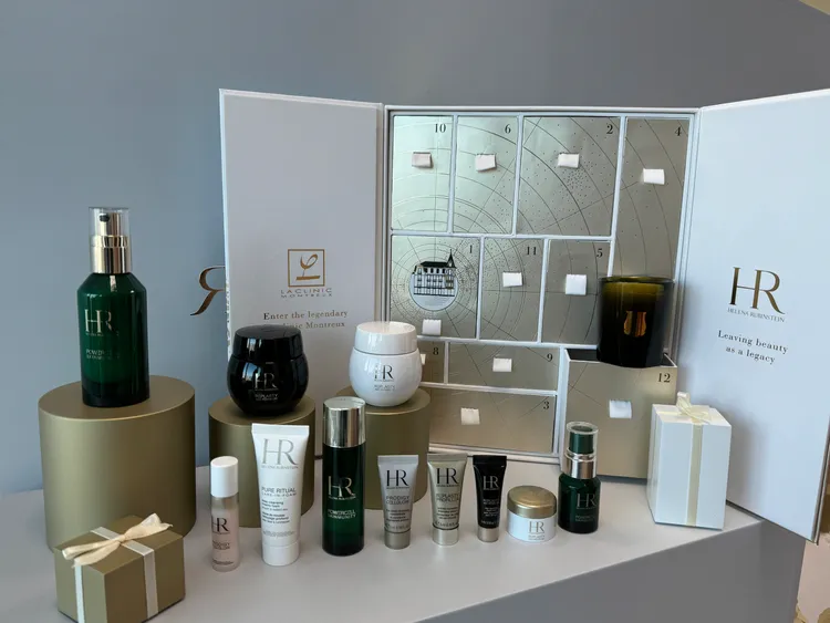 赫蓮娜閃耀奢金假期聖誕倒數月曆，1萬9500元。張家玲攝