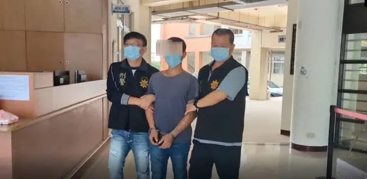 吳嫌移送後遭羈押。警方提供