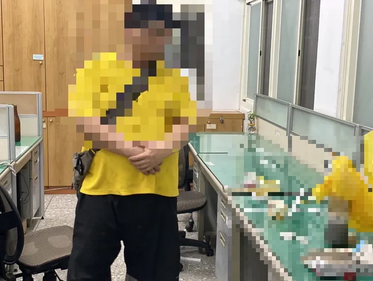 警方通知鐘姓男子到案。民眾提供