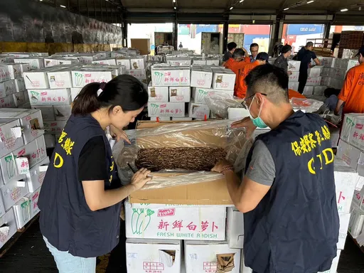 中国劣质农产品入境!货柜暗藏「箱中箱」闯关 保三警法眼拦阻
