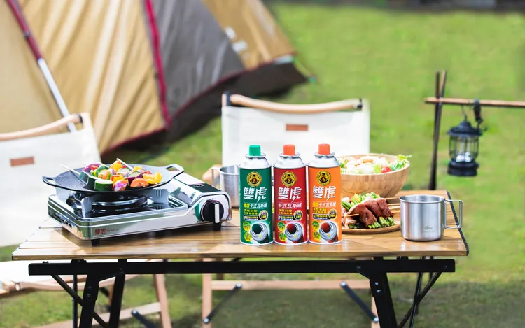 ▲「雙虎卡式瓦斯爐／罐」也是許多熱愛露營朋友外出料理的最佳神隊友。