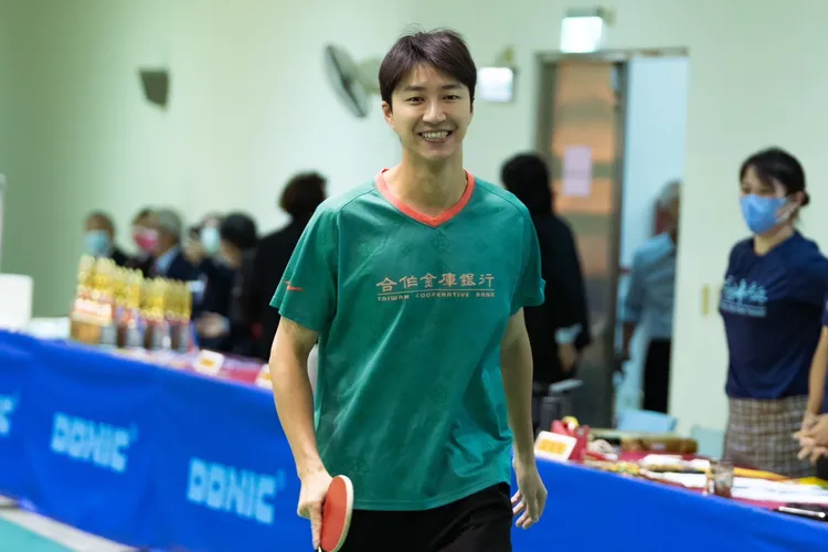  江宏傑推廣桌球不遺餘力。江宏傑工作室提供