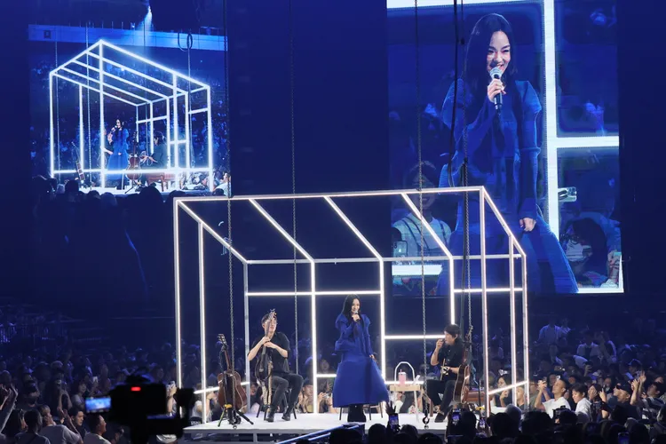 徐佳瑩唱一半突喊卡。攝影中心攝