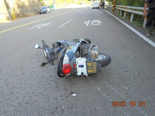 酒駕肇禍！苗栗台3線機車撞護欄自摔　騎士送醫不治