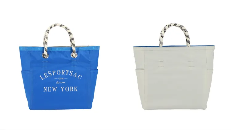 極光藍中型雙面托特包，2800元。品牌提供