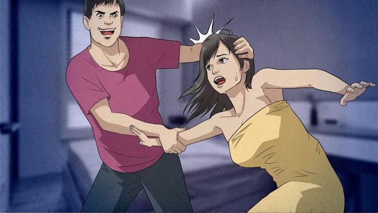 被害人遭拘禁凌虐。示意圖