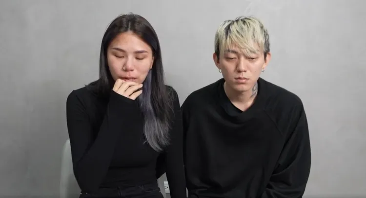 蕾菈與湯宇拍影片認錯道歉。取自蕾菈臉書