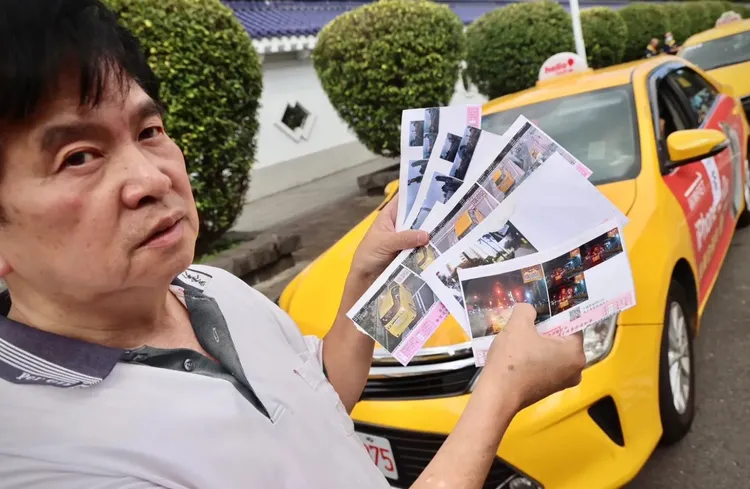曾有計程車駕駛抱怨，一個月內就收到6張罰單、記點7點。資料照片，林林攝