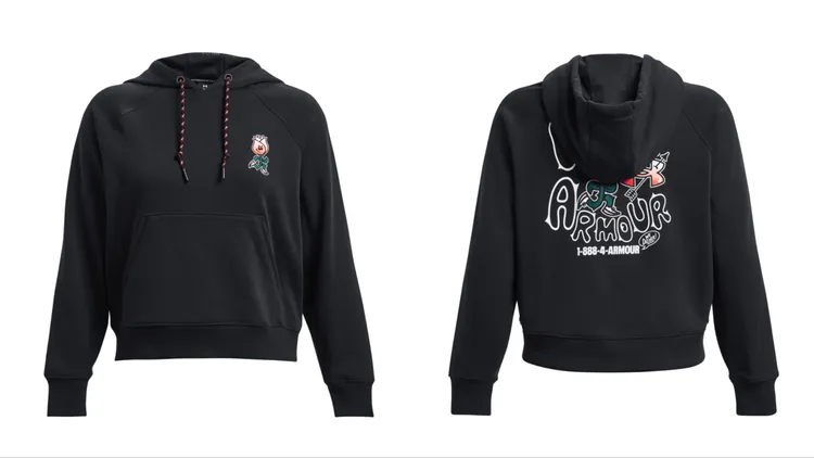 連帽長袖套頭衫（黑），2880元。品牌提供