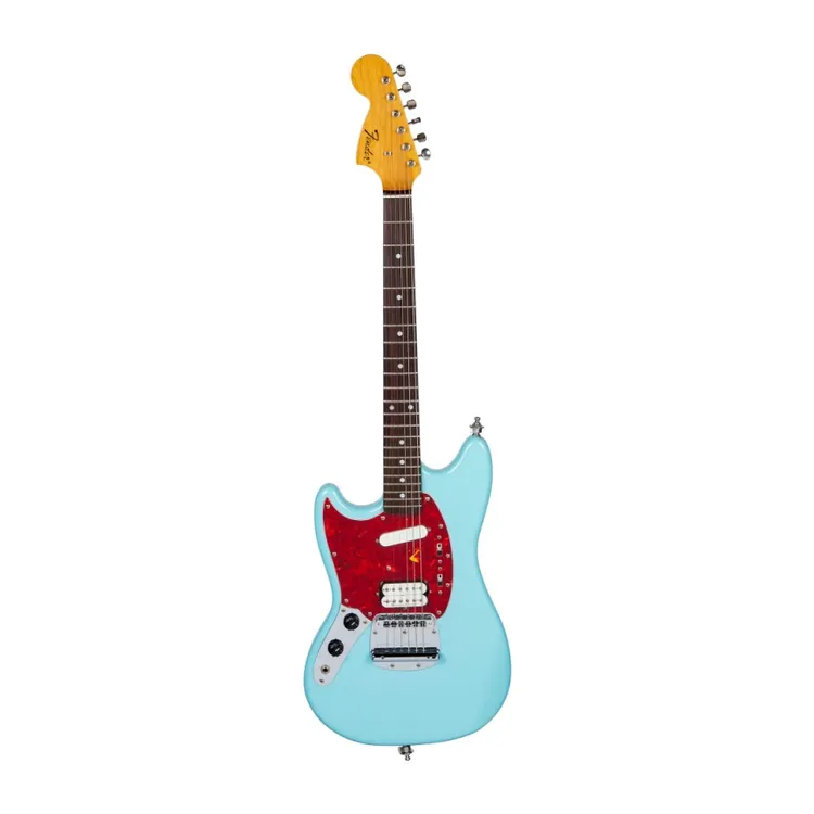 Kurt Cobain生前最後一次公開表演使用的”Skystang I“ Fender Mustang電吉他，由日本商人以158萬7500美元（約5017萬元台幣）投得。翻攝Julien’s Auctions官網