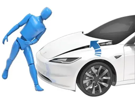 台灣何時有?特斯拉新款Model 3「發生碰撞彈起引擎蓋」