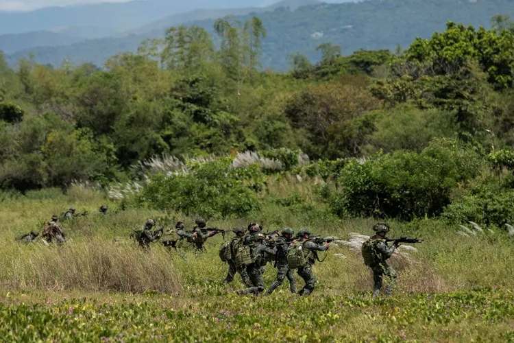 圖為2022年美菲「海上戰士合作」軍演。資料照片