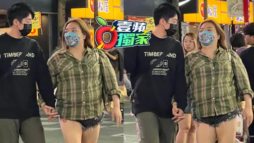獨家直擊｜小甜甜豁出去！十指緊扣新歡逛西門町　熱褲露到大腿根