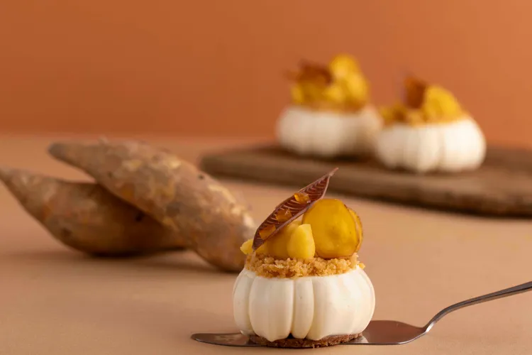 安納芋起司蛋糕。業者提供