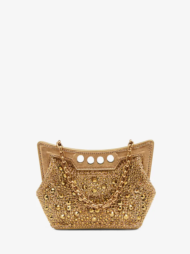 節日系列The Micrtro Peak金色羊皮鑲嵌水晶裝飾款，6萬100元。品牌提供