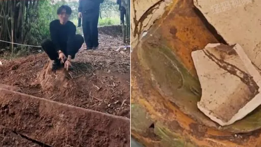 「人點燭鬼吹燈」 他們看盜墓小說後真挖古墓盜出瓷枕