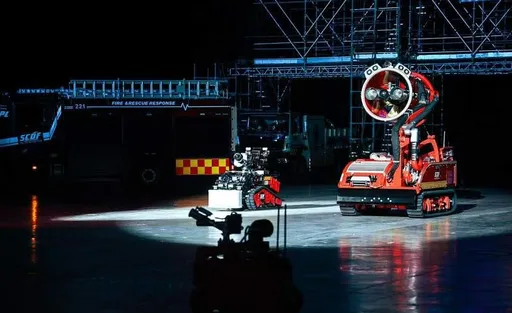 新加坡民防部隊推出打火新兄弟 2款最新多功能滅火機器人